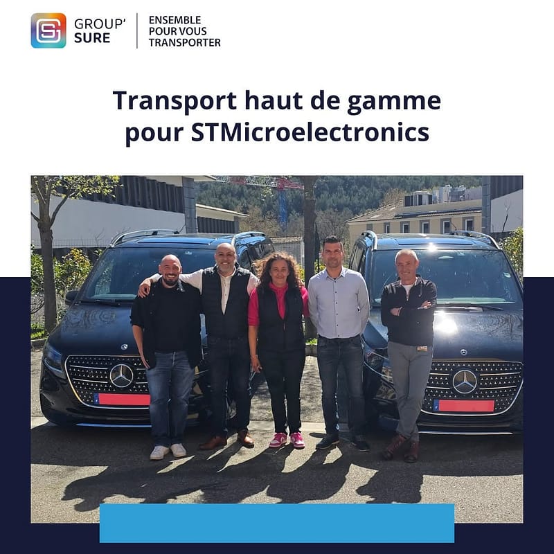 Navettes haut de gamme Group’Sure pour STMicroelectronics